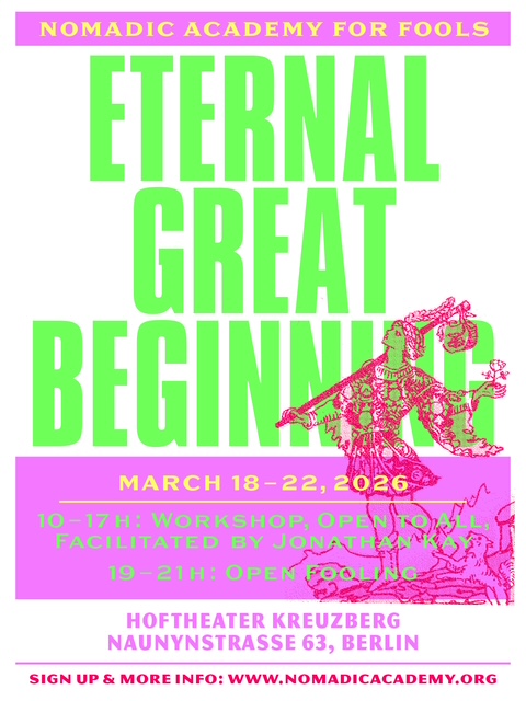 Jonathan Kay Five Day LIVE Workshop + EGB - Berlin - March 2026