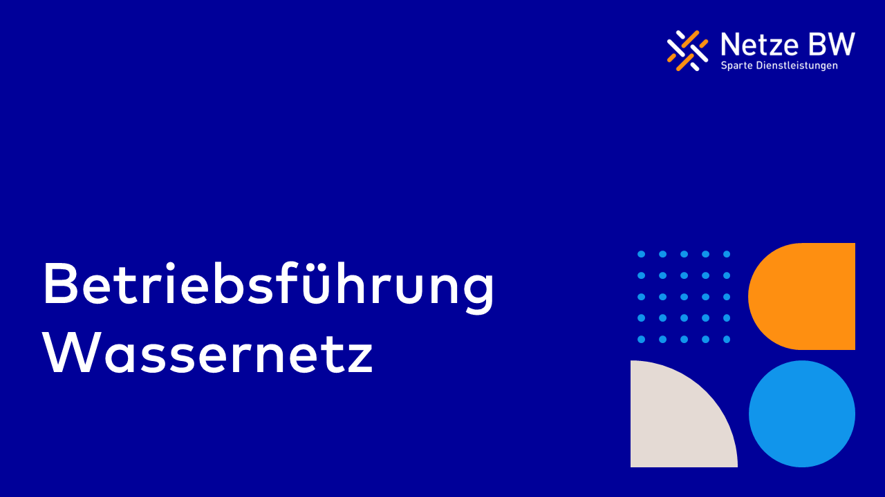 Betriebsführung Wassernetz