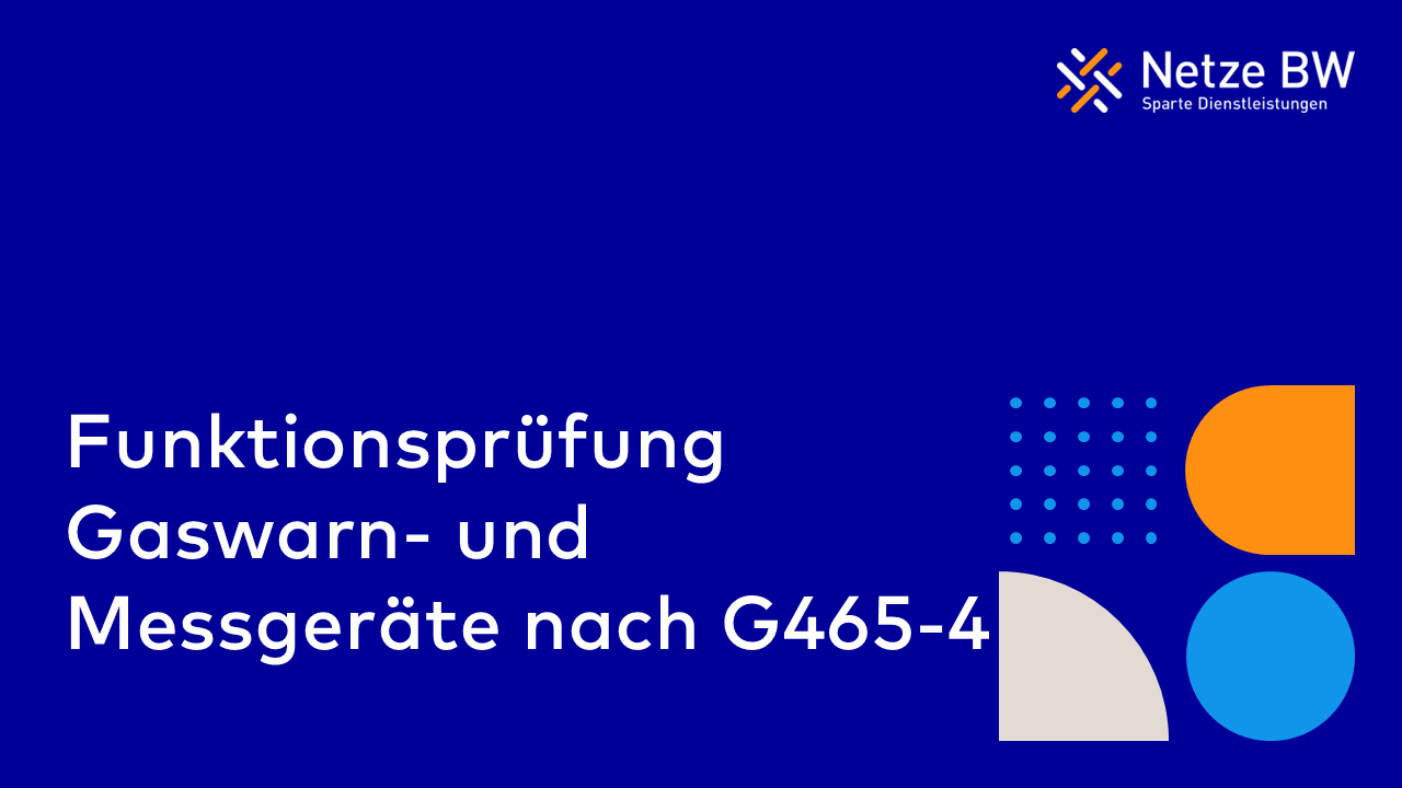 Funktionsprüfung Gaswarn- und Messgeräte nach G465-4