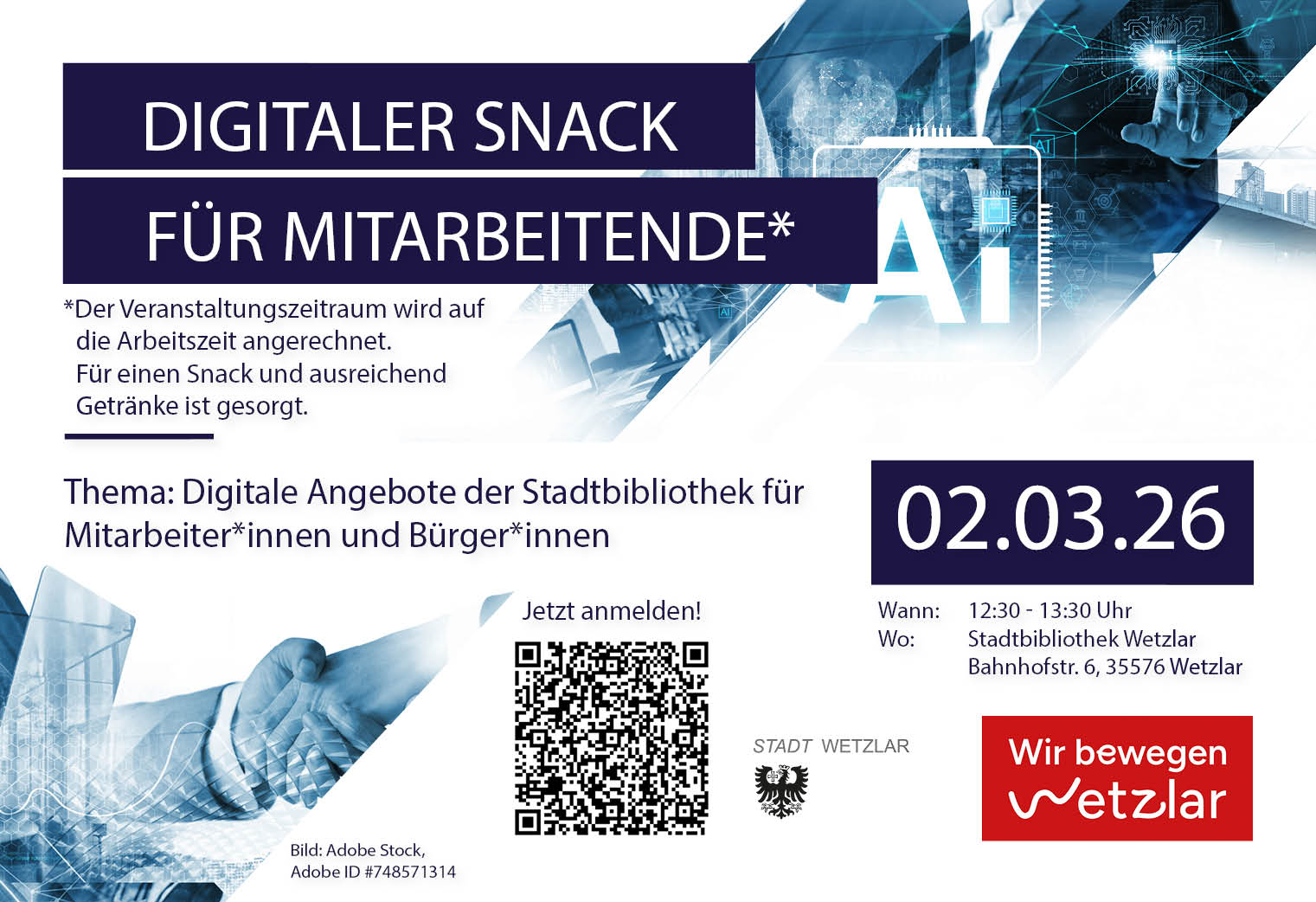 Digitaler Snack - sei dabei!