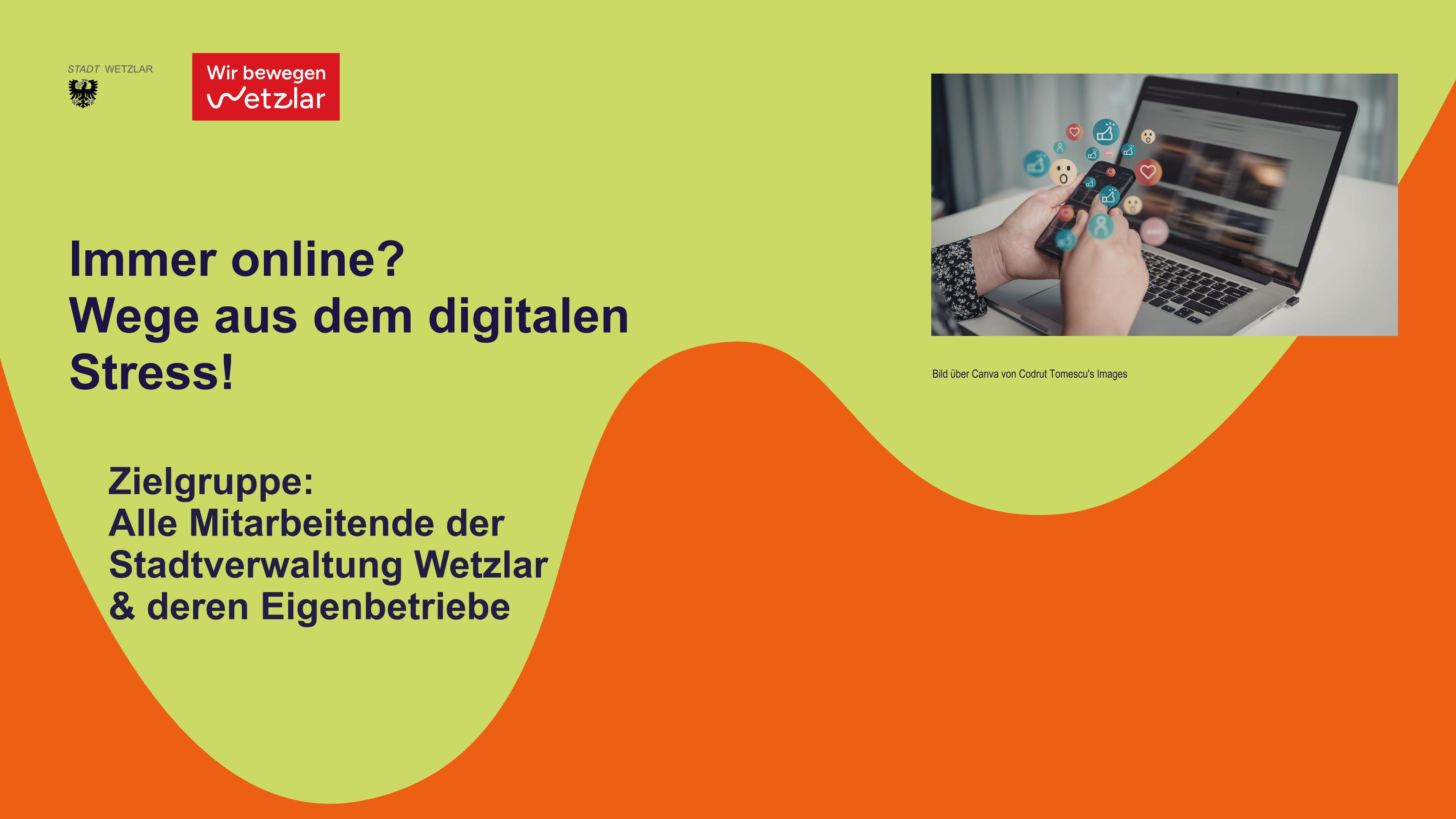 Vortrag Immer online? Wege aus dem digitalen Stress