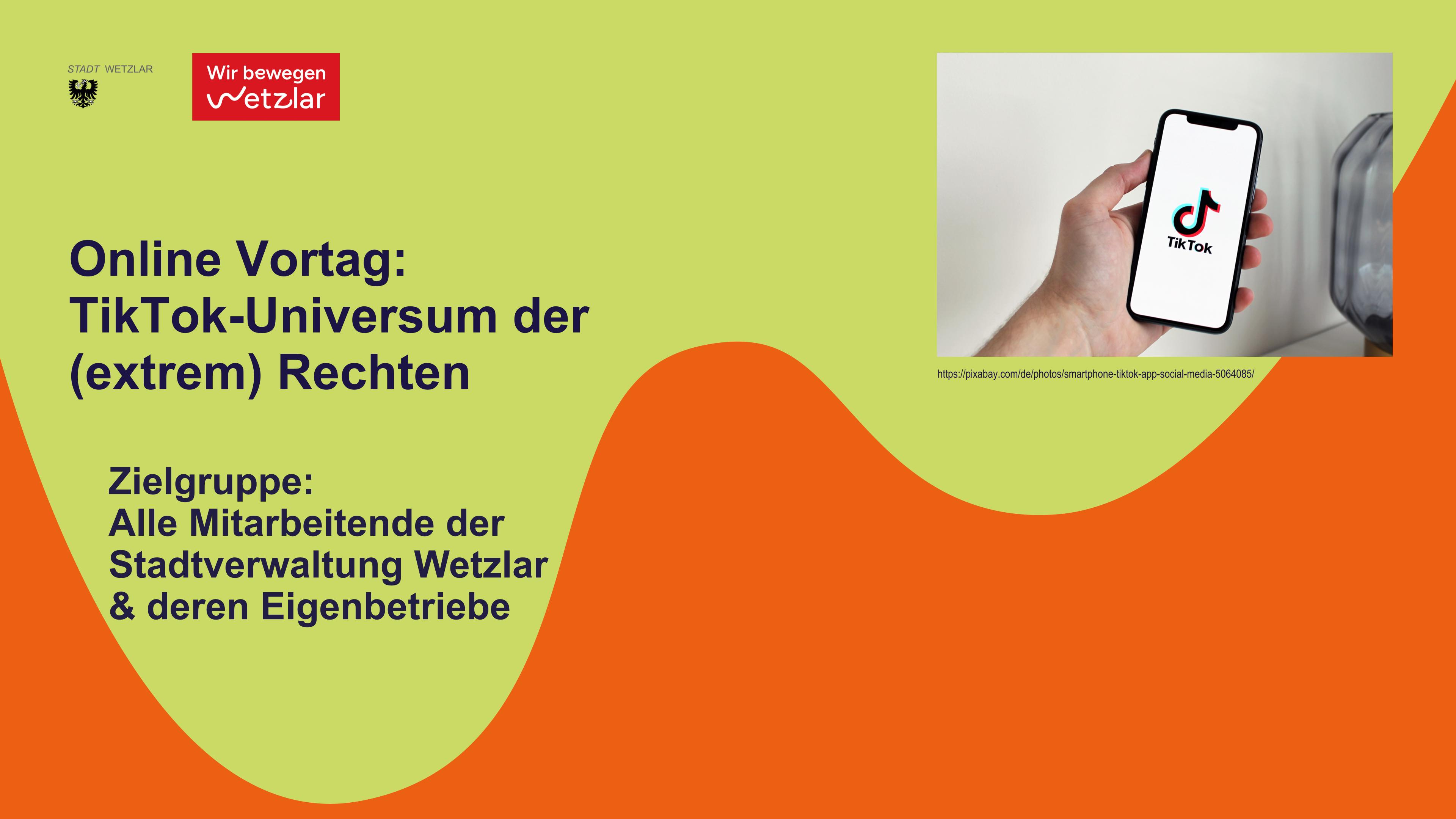 Online-Vortrag TikTok-Universum der extrem Rechten