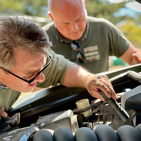 Schrauber Training Geländewagen