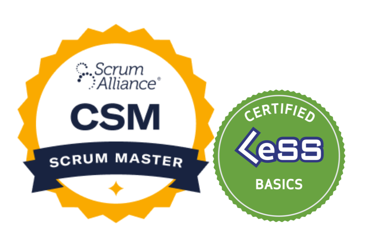 Certified Scrum Master® & Certified LeSS Basics (English)