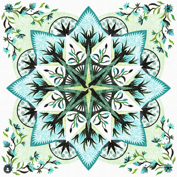 Quiltworx Power Workshop - Valley Blossom - verschiedene Farbvarianten