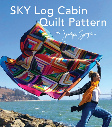 Albers Log Cabin à la Jennifer Sampou
